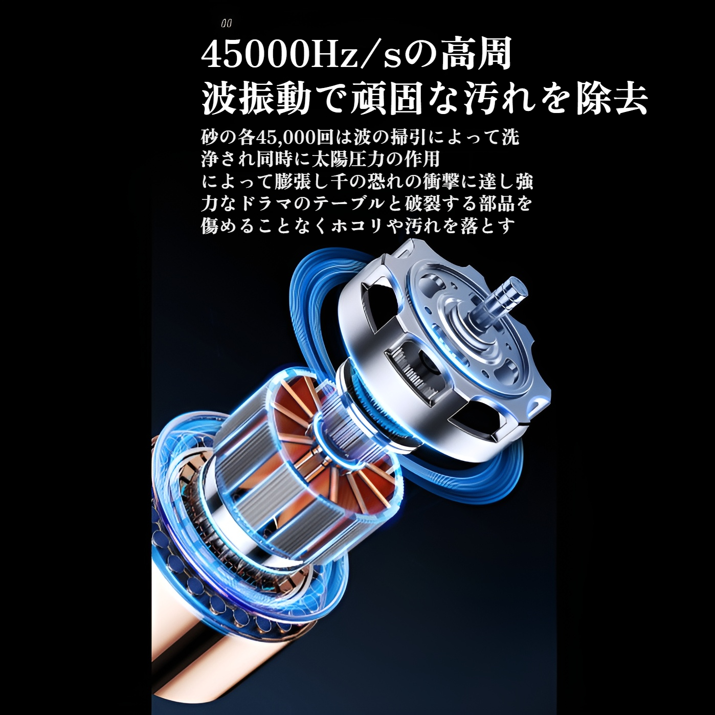 家庭用小型洗浄機 メガネ ジュエリー 時計洗浄機 洗浄機 化粧ブラシ 電動洗浄機