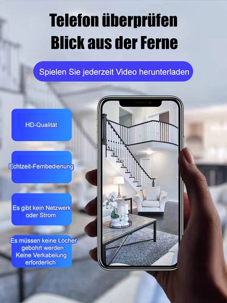 HD-Minikamera ohne tote Winkel