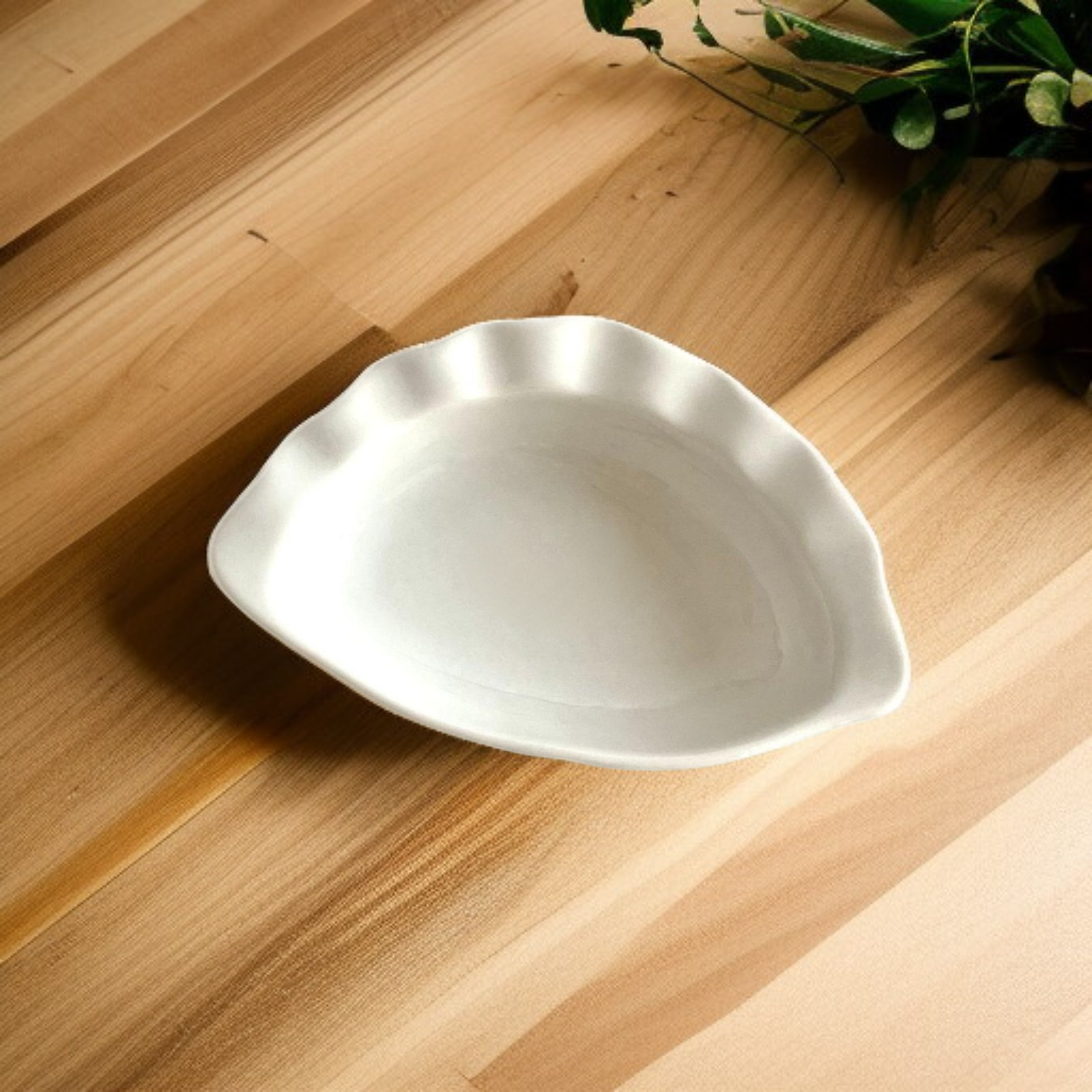 삼각형 귀여운 도자기 맛 접시