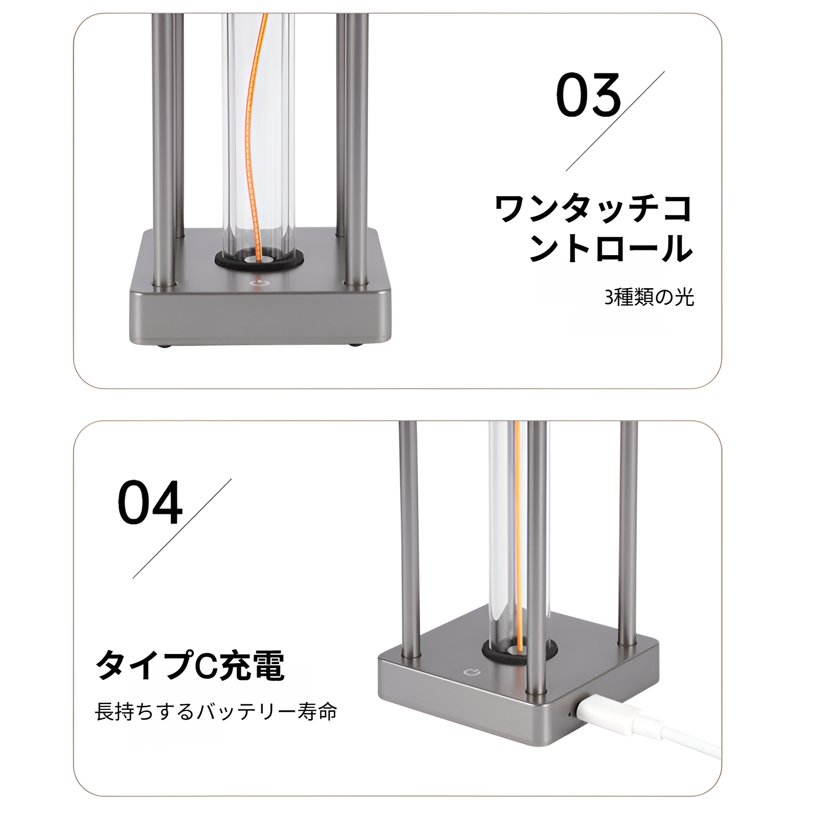 スクエアラインライト量子ナイトライト寝室装飾雰囲気ライトリビングルーム装飾ギフト高級雰囲気ギフト