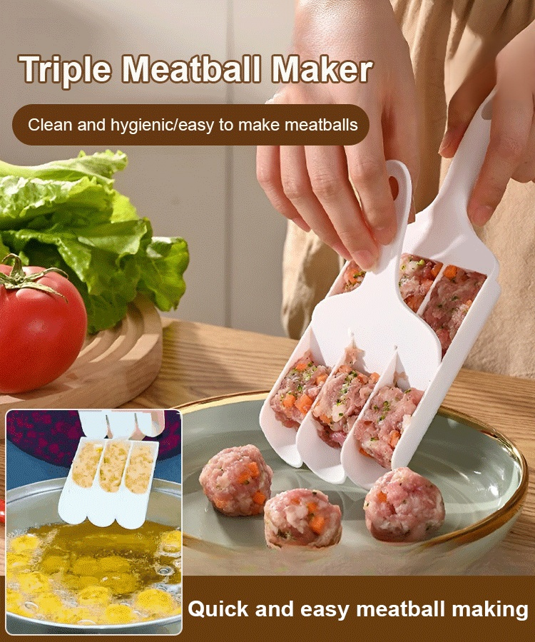 Kitchen Triple Meatball Maker