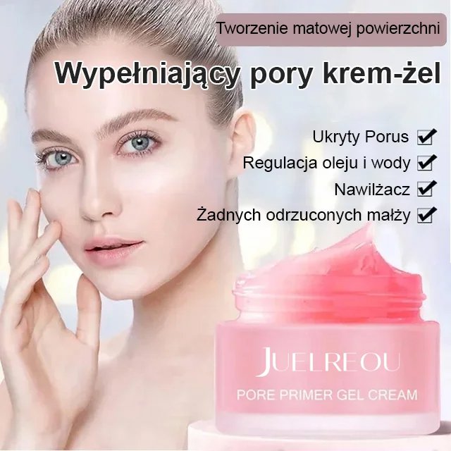 Żelowa kremowa baza wygładzająca pory