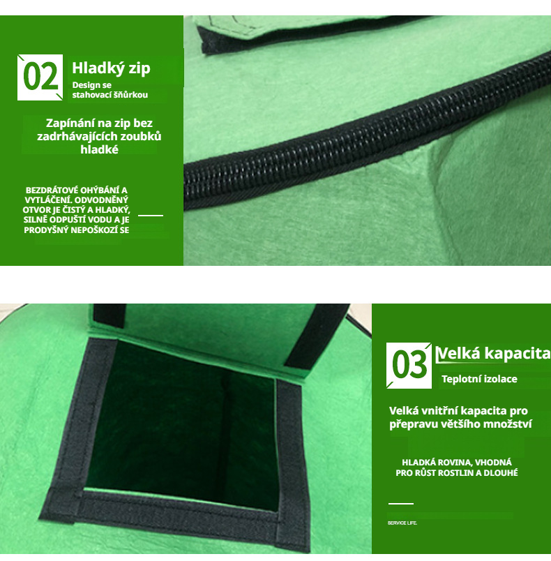 Kompostovací pytel z netkané textilie v domácím prostředí