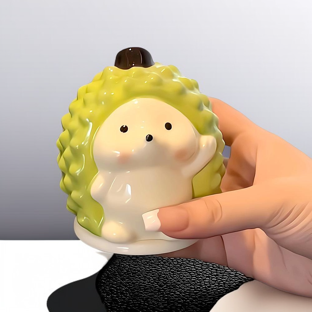 작은 고슴도치 세라믹 이쑤시개 상자