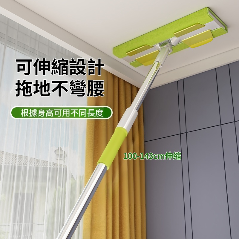 新品大號夾布拖把平板木地板家用懶人一拖凈拖地乾濕吸水拖布