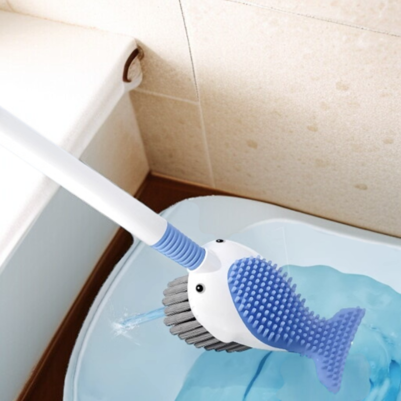 스프레이 기능이 있는 변기 브러쉬 상세 이미지