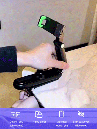 Bezpieczny uchwyt na telefon z nawigacją