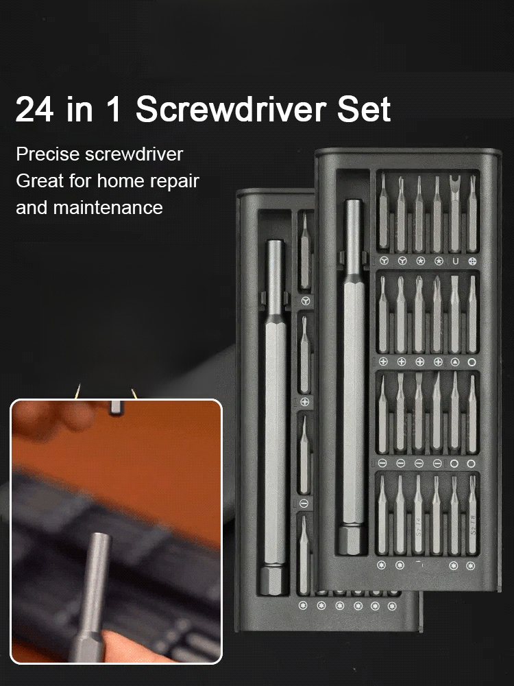 24 in 1 screwdriver set