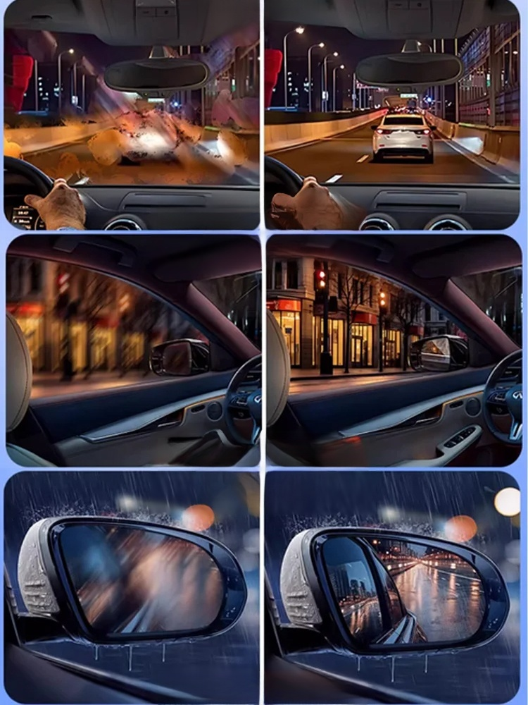 【강력 오염 제거 자동차 유리 유막 제거 스폰지】