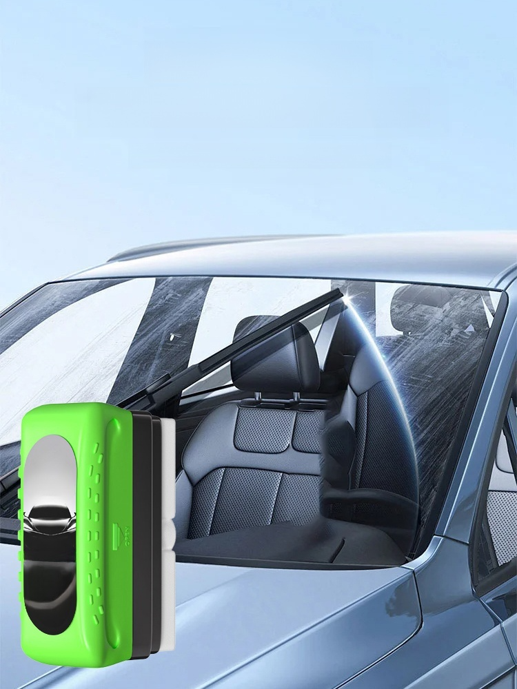 【강력 오염 제거 자동차 유리 유막 제거 스폰지】