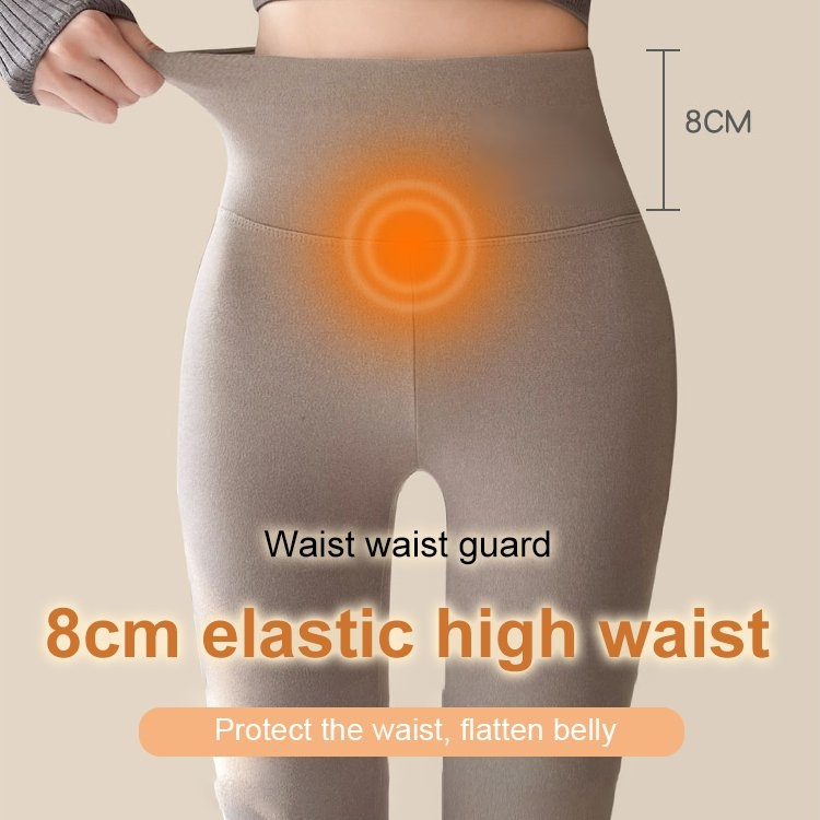 Fleece-lined shaping pants