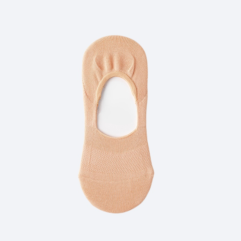 レディース純綿メッシュショートソックス