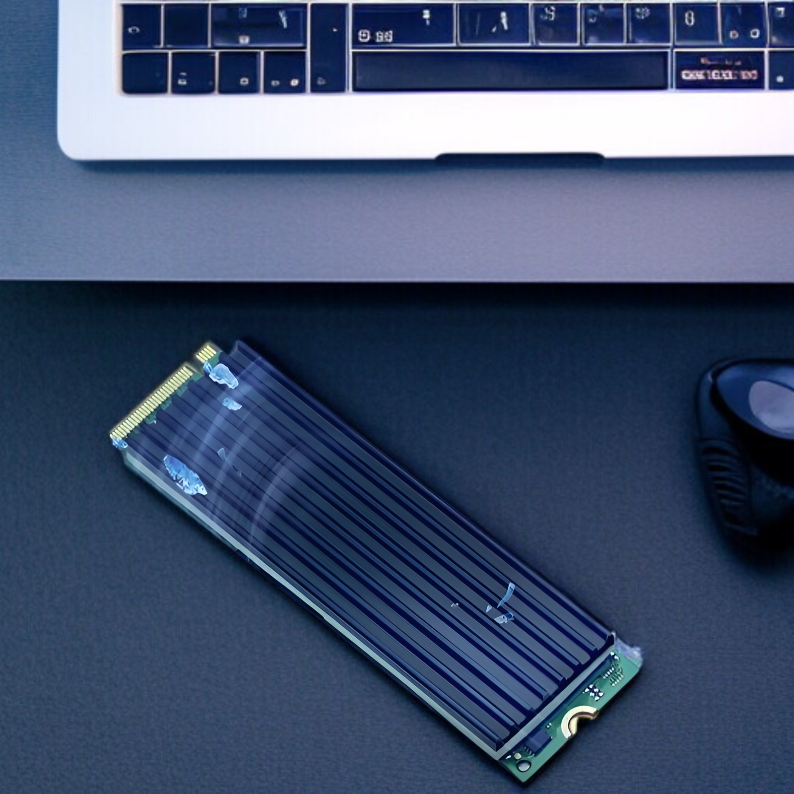 Disipador de calor eficiente para SSD M.2 NVME/SATA 2280, tamaño 70x22x3mm