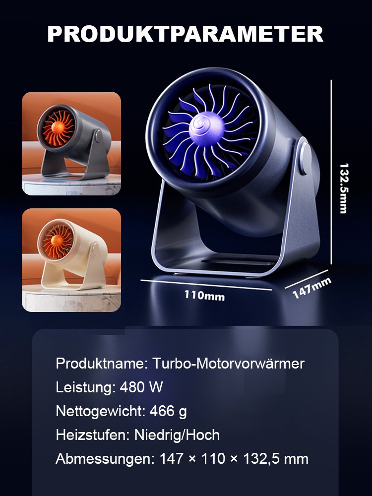 【Sofortige Erwärmung】Energiesparender Weitwinkel-Heizstrahler für den Hausgebrauch