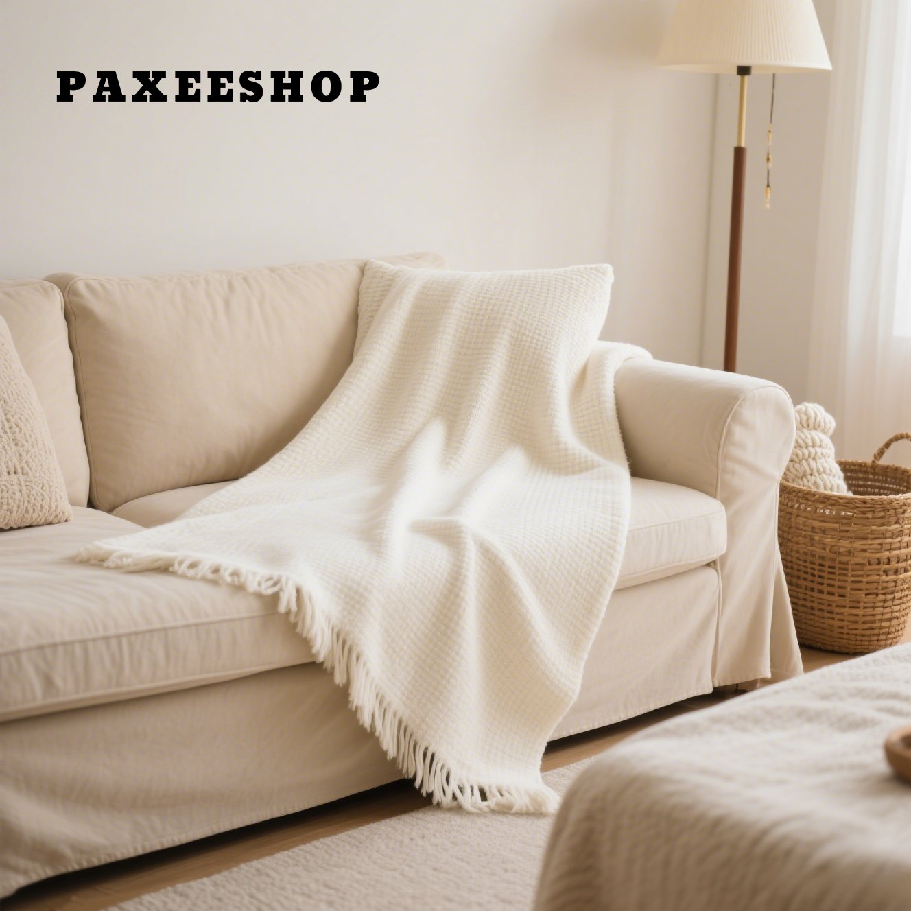 다양한 컬러의 고급 담요 모음