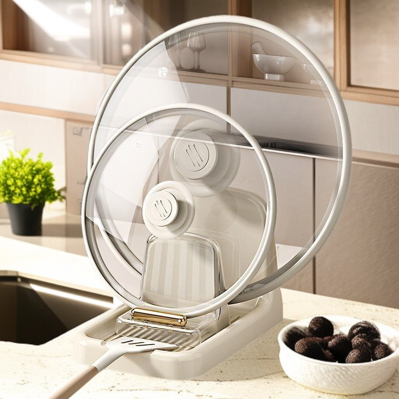 다기능 주방 냄비 뚜껑 걸이