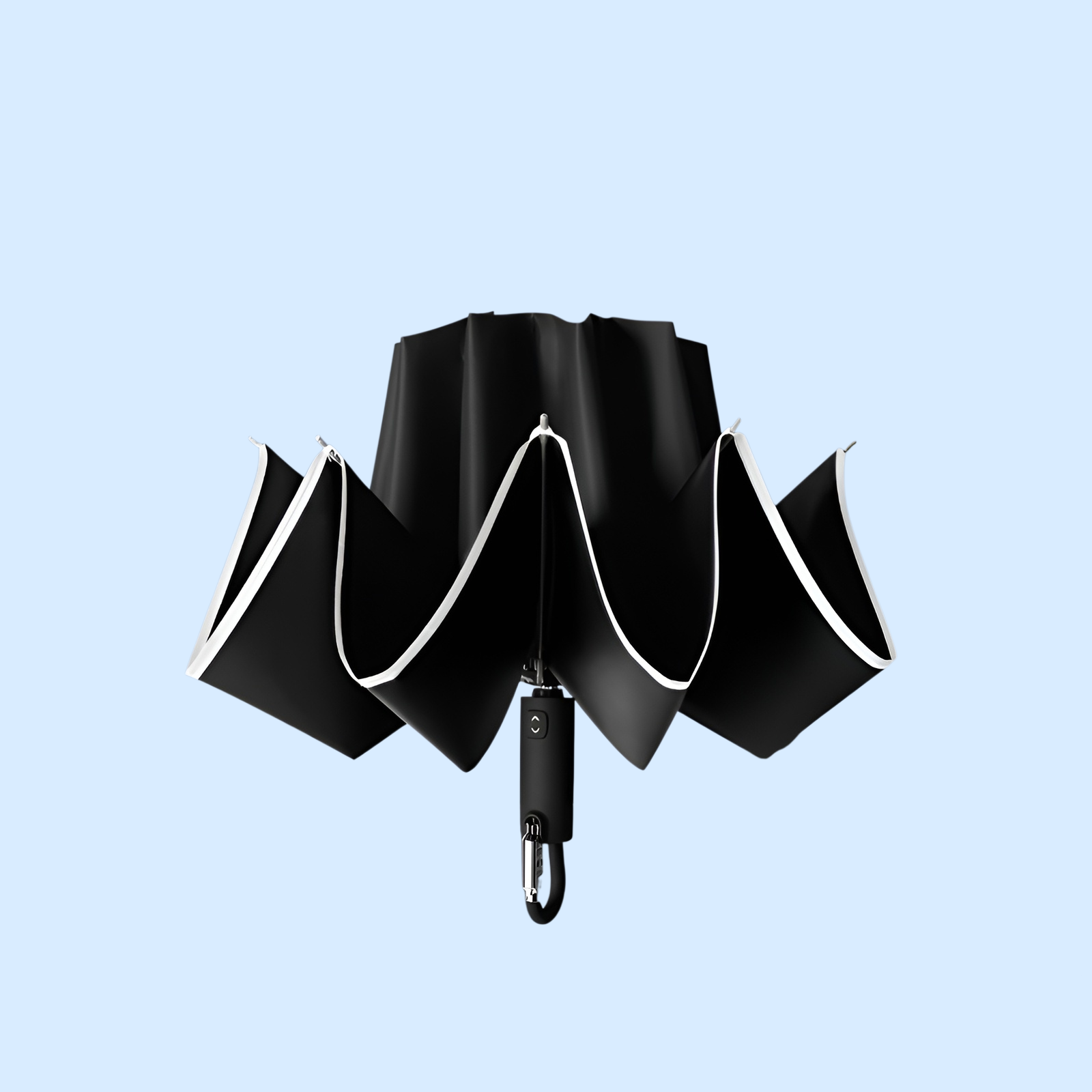 블랙 젤 자외선 차단 자동 우산