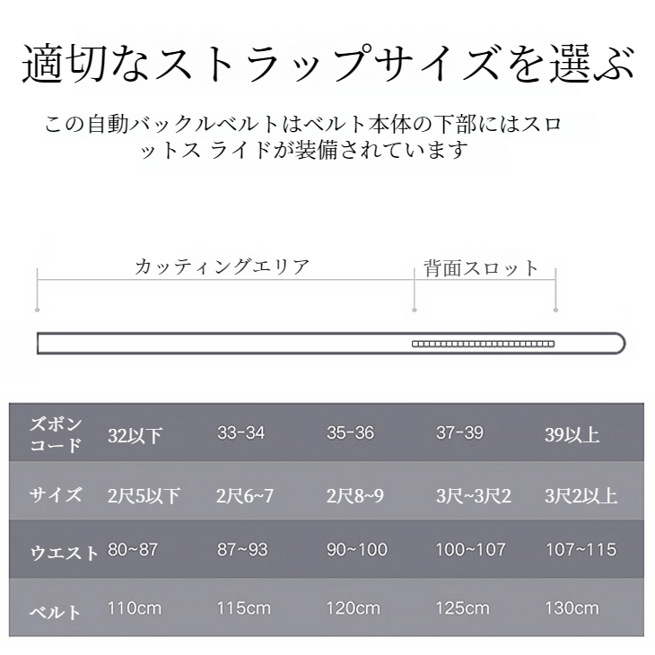 高級感のある光沢仕上げメンズレザーベルト