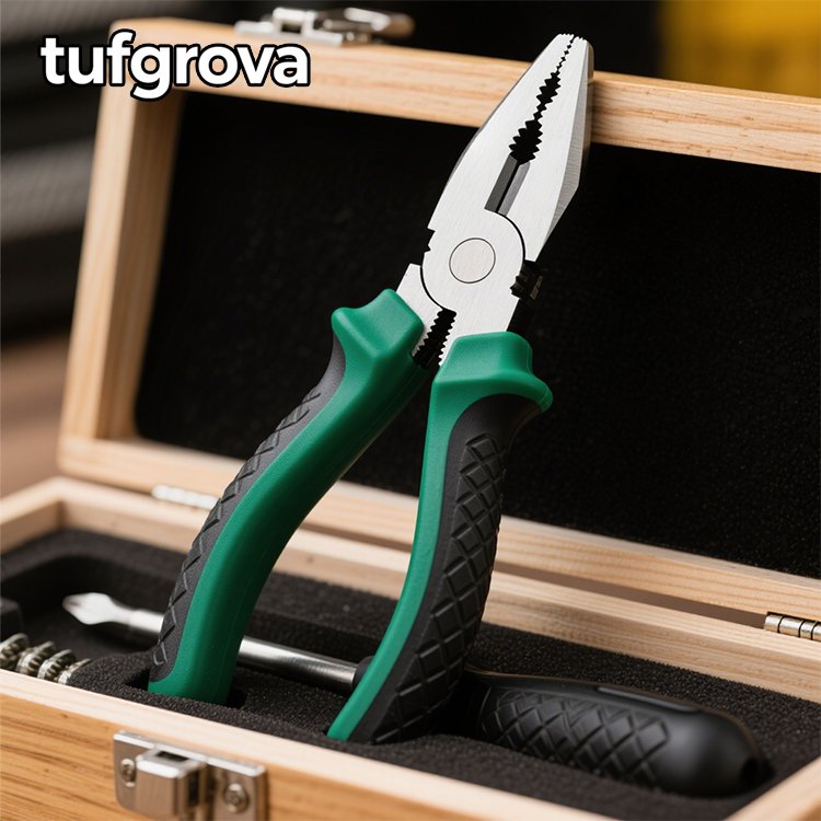 Detalle de las puntas finas de los alicates para trabajos precisos