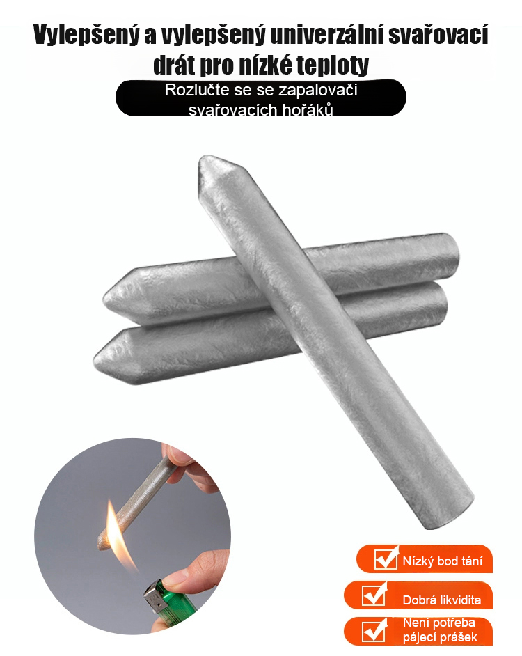 Vylepšený všestranný svařovací drát pro snadné svařování