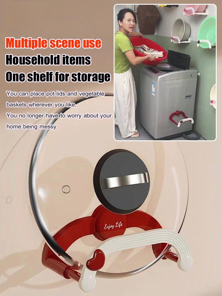 8 times adsorption force telescopic suction cup basin stand