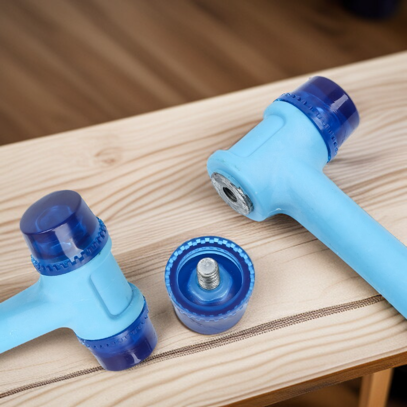 투인원 고무망치 문창 설치 겸용 가죽망치 타일 조립 전용공구망치