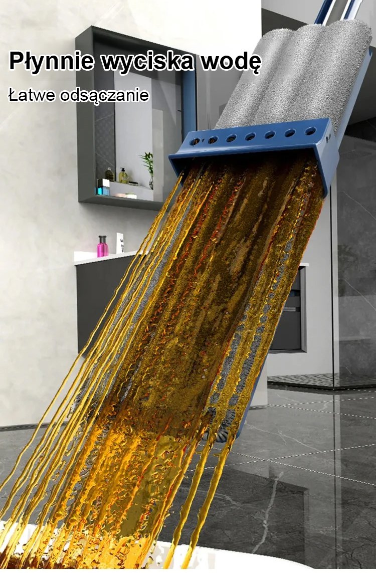 Mop płaski do szybkiego sprzątania