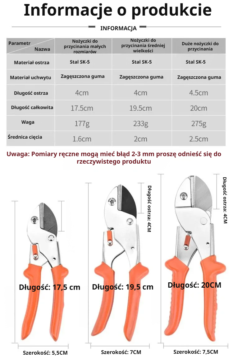 Przycinanie krzewów nożycami do grubych gałęzi