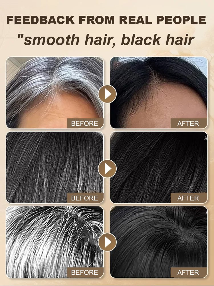 【One Week from White to Black】Ginseng and Polygonum Multiflorum Shampoo