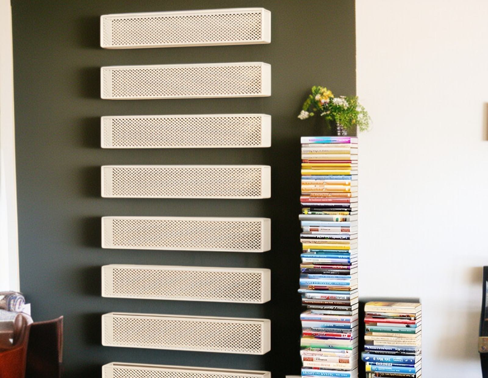 クラックラック家庭用ドアの後ろの多層狭い本棚キッチン壁収納ラックディスプレイ壁キャビネットバスルーム収納