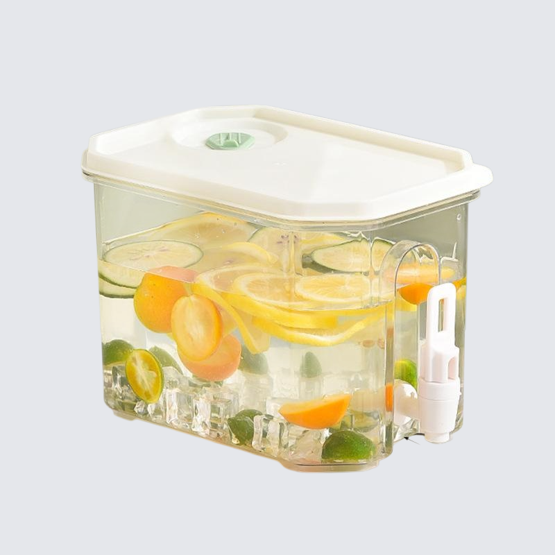 家用高顏值大容量冷水壺帶龍頭冰箱涼水壺夏季水果茶壺