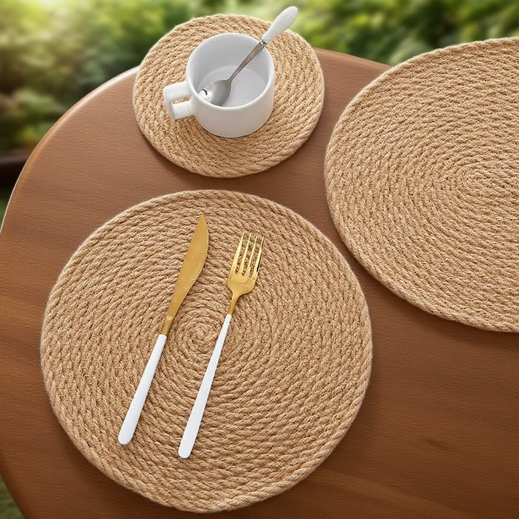 두꺼운 리넨 파마 방지 단열 쿠션