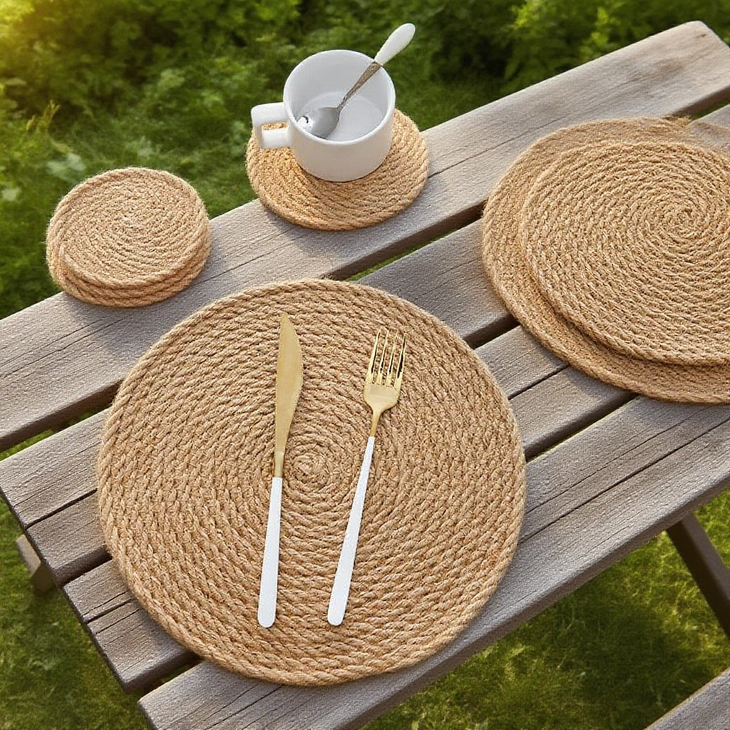 두꺼운 리넨 파마 방지 단열 쿠션