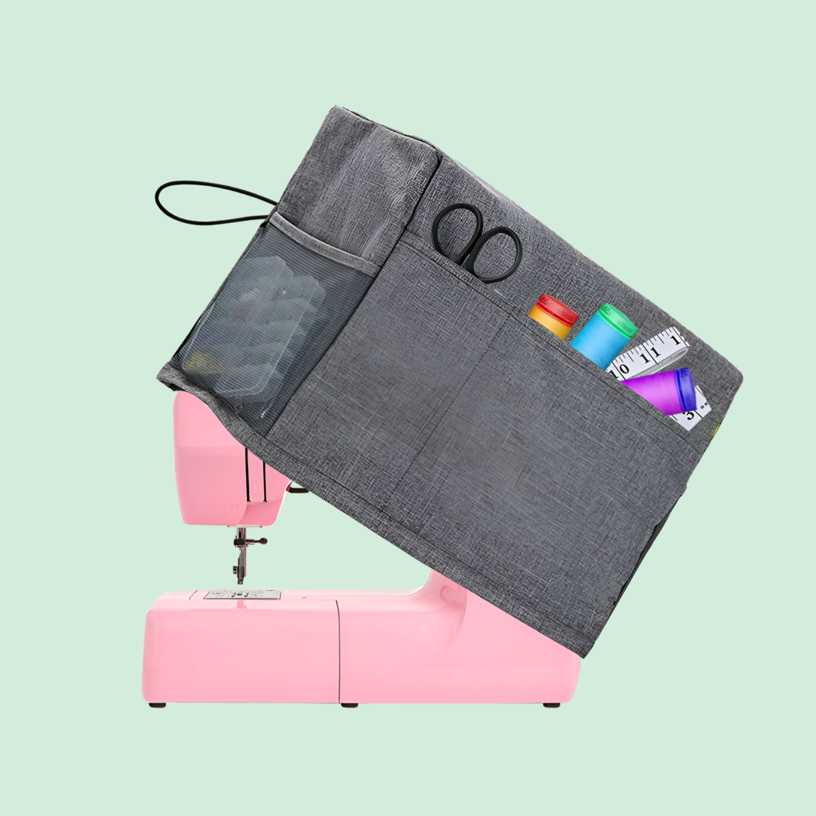 ミシンカバー 家庭用ミシン用ダストカバー 裁縫道具収納バッグ ミシンカバー