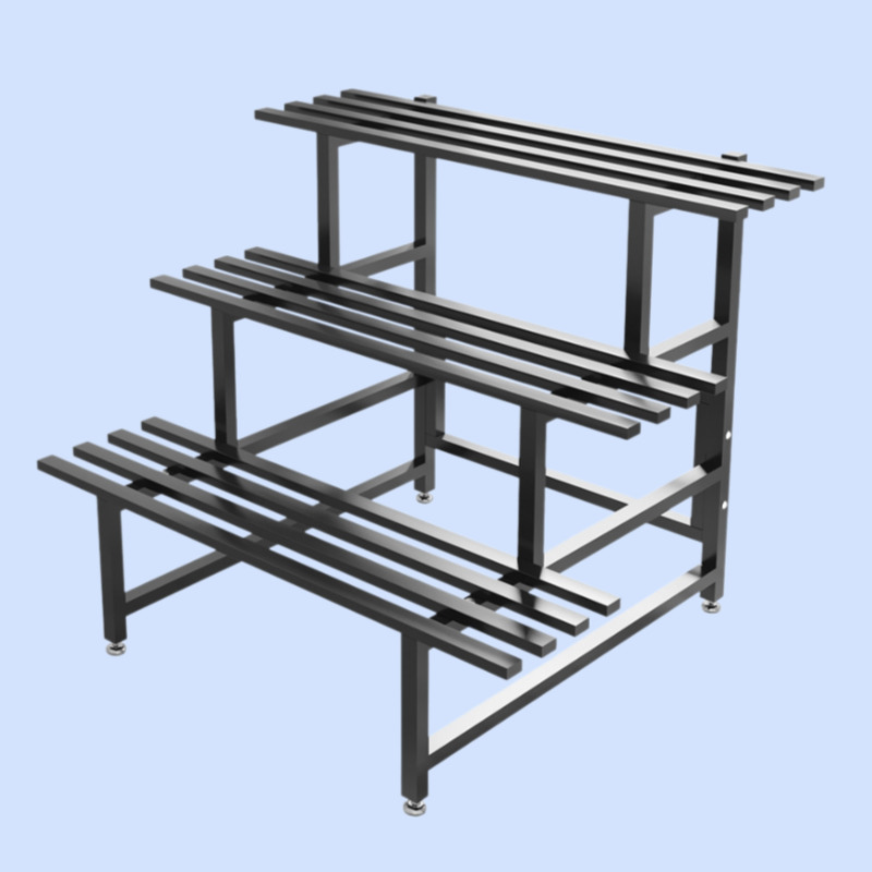 鉄製多層階段式花棚