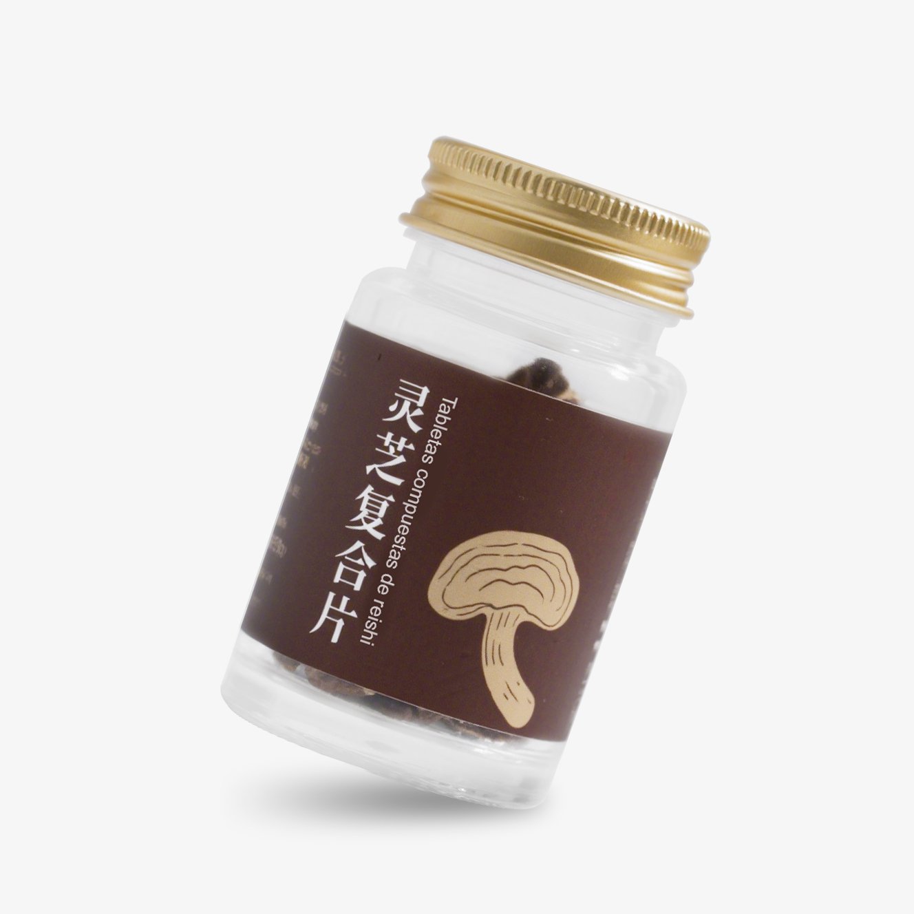 Comprimidos compuestos de Reishi (2 frascos, 60 cápsulas por frasco)