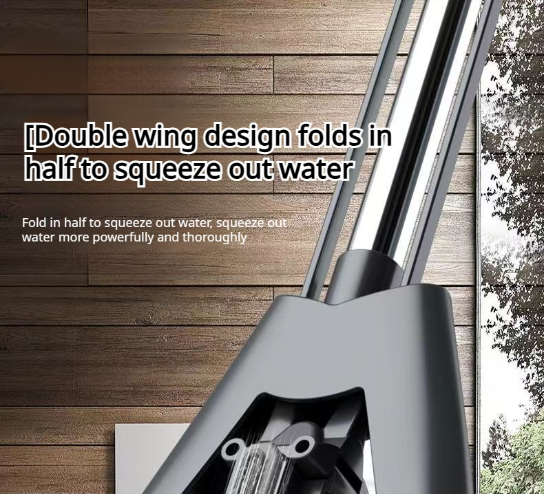 Super absorbent sponge mop for efficient floor cleaning