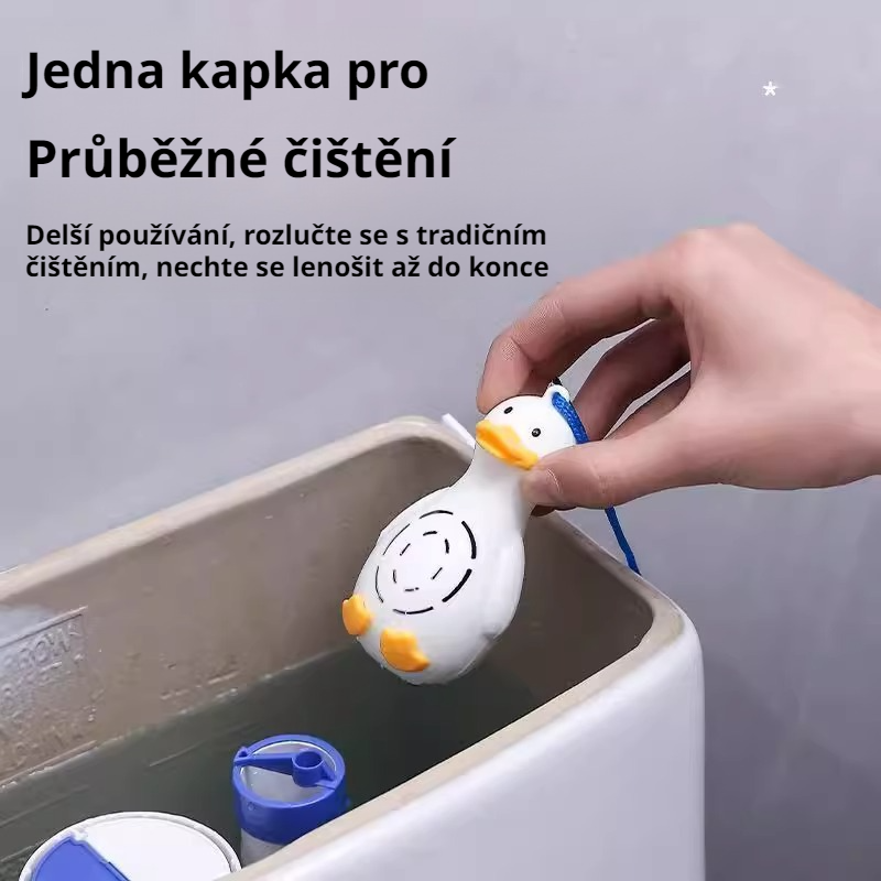 Čistící WC kachnička pro miminka s vůní a odstraňováním skvrn