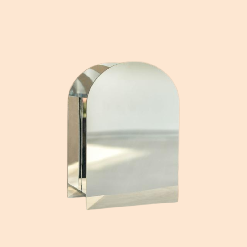 Simple acrylic art geometric vase