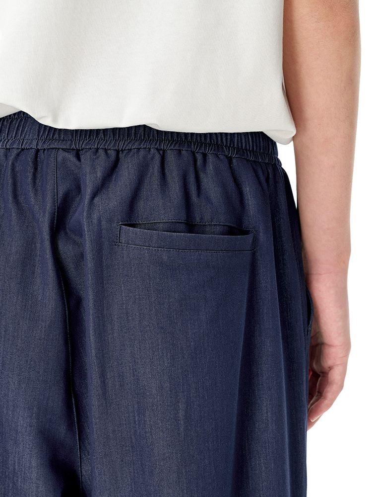 남성 캐주얼 팬츠 에어컨 팬츠 속건 아이스 팬츠 데님 라이크 와이드 퍼포먼스 캐주얼 팬츠