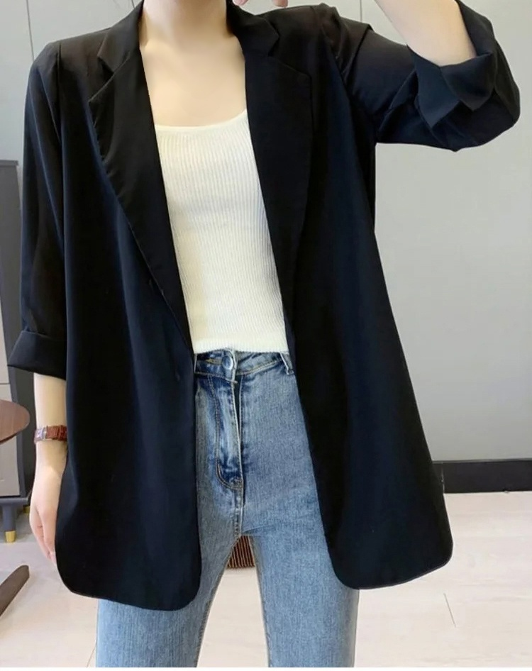 여성 7부 소매 양복