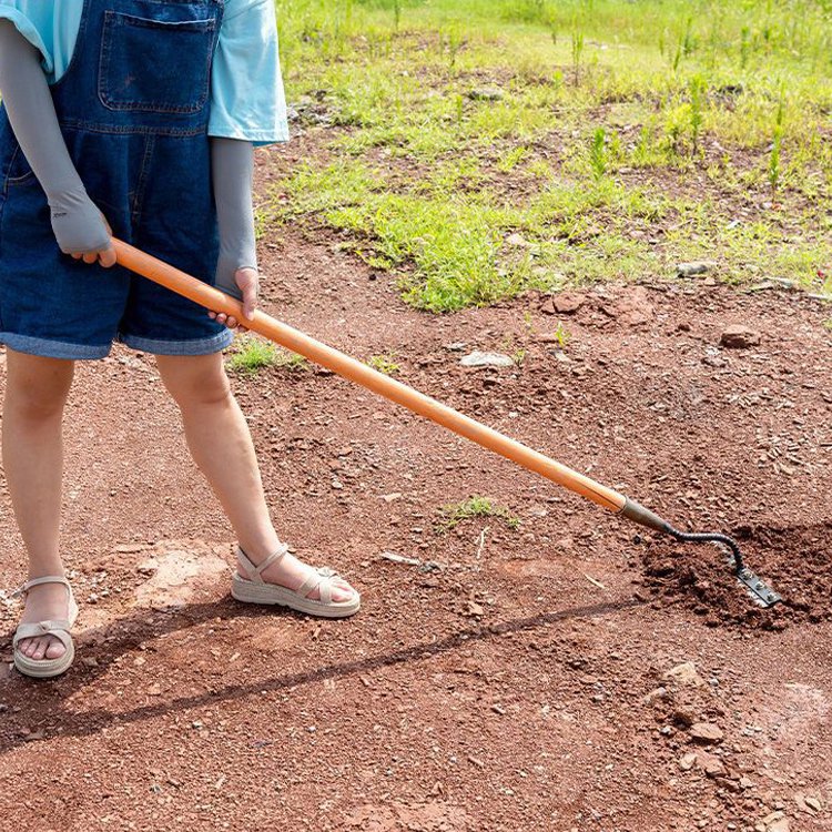 【잡초 제거와 동시에 토양 풀기】탈부착 가능 농업용 제초 망간강 갈퀴
