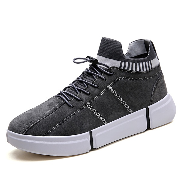   ハイカット PUレザー スエード  カジュアル トレンド 着回し コーデしやすい