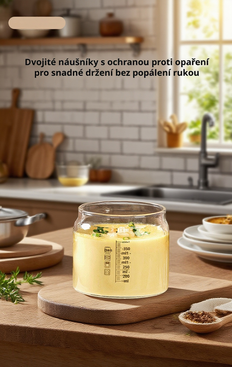 Detailní pohled na moderní elektrický šlehač vajec