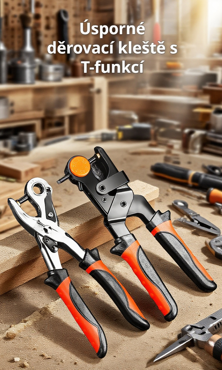 Úsporný děrovač na opasky – detail nástroje