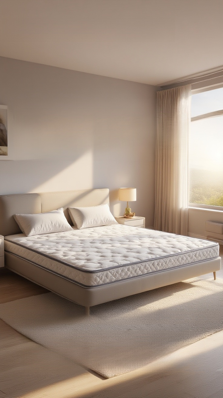 Person sleeping comfortably on gel memory foam mattress