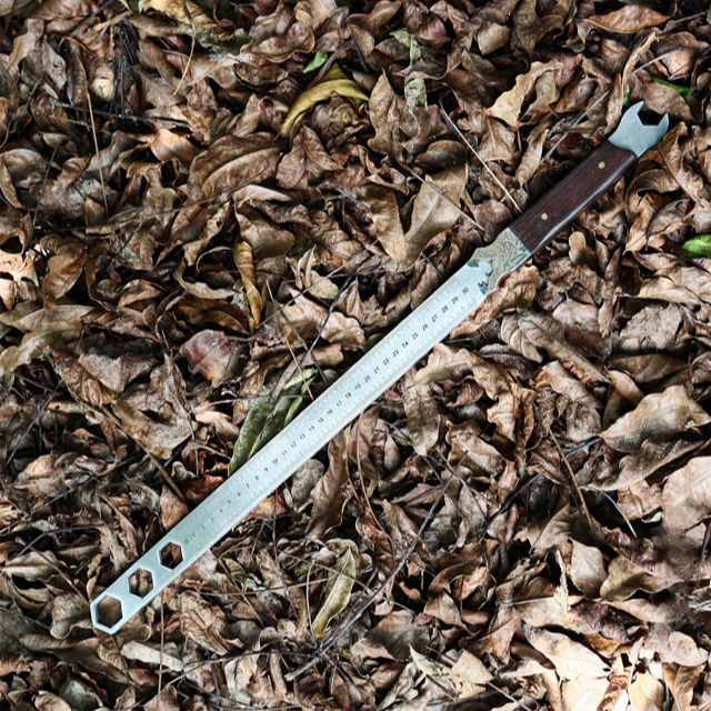 スチール定規アンチボディ多機能リング定規レンチ 肉厚ステンレス特殊レンチ デジタル定規