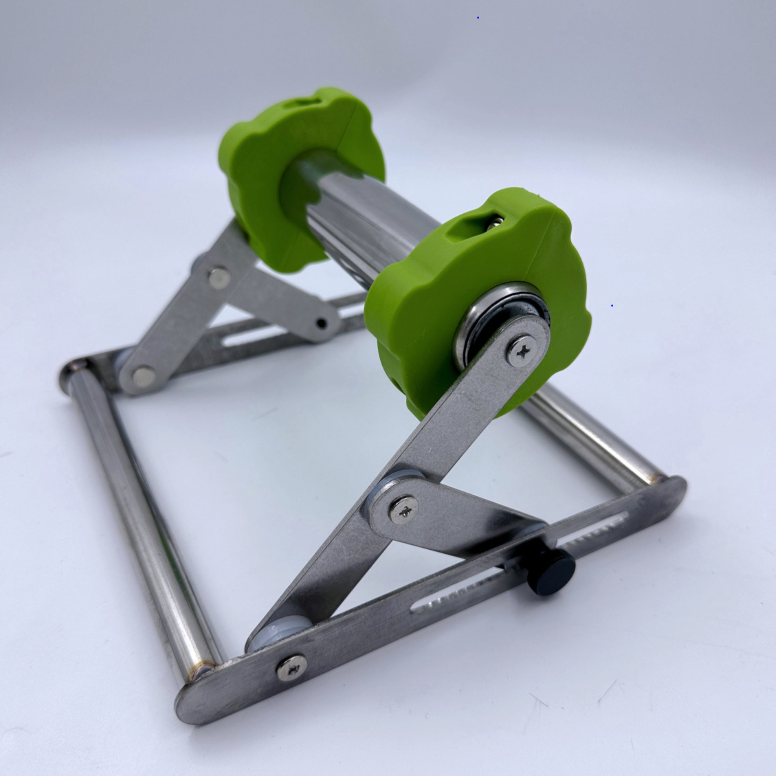 切断機トレイ 調整可能昇降ブラケット 長いローラーステンレスフレーム 切断機ブラケットトレイ