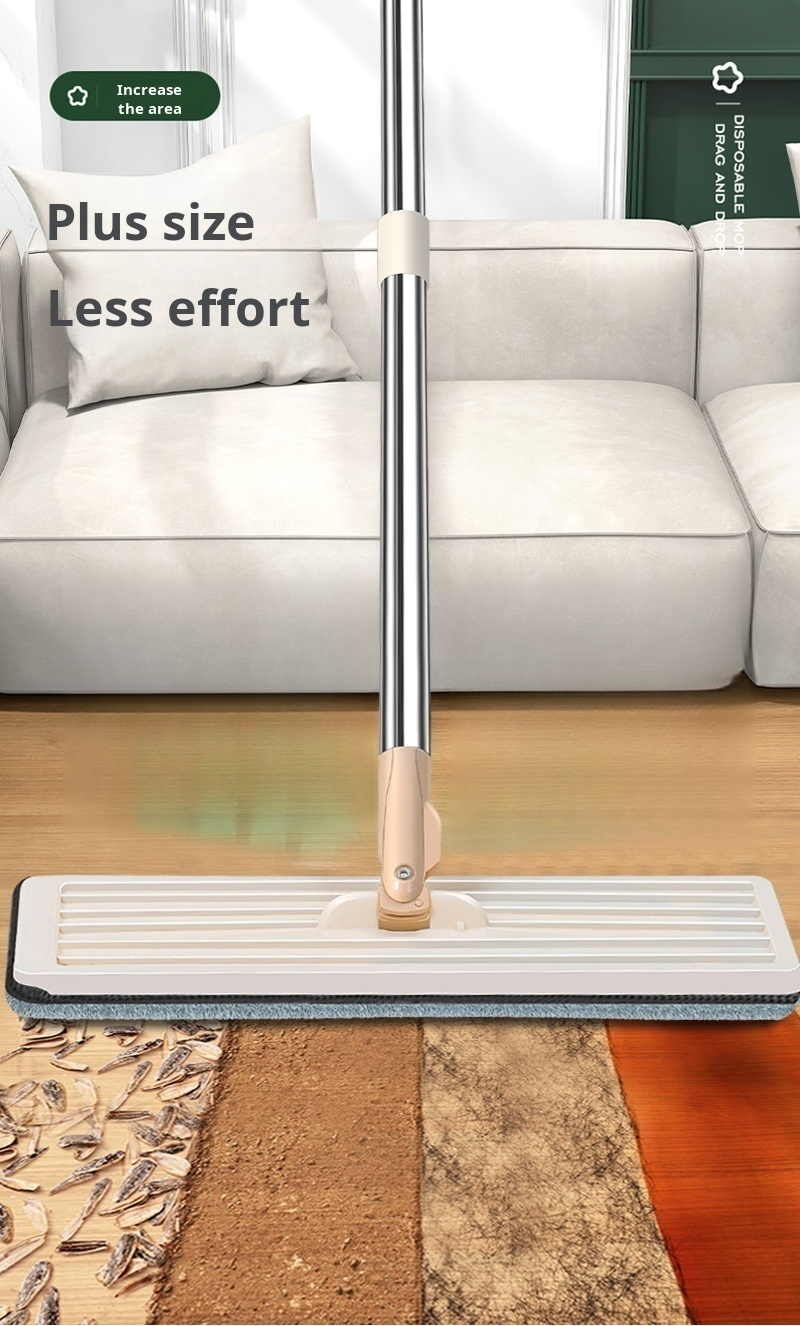 Flat mop for household cleaning thickened design