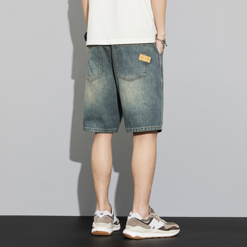 夏用の新作ミドルエイジ向けメンズデニムパンツ